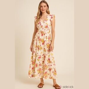 Emma & Michele Floral Maxi Dress